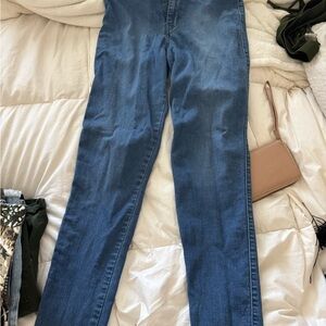 Fashion Nova High Rise Blue Jeans Slim Fit